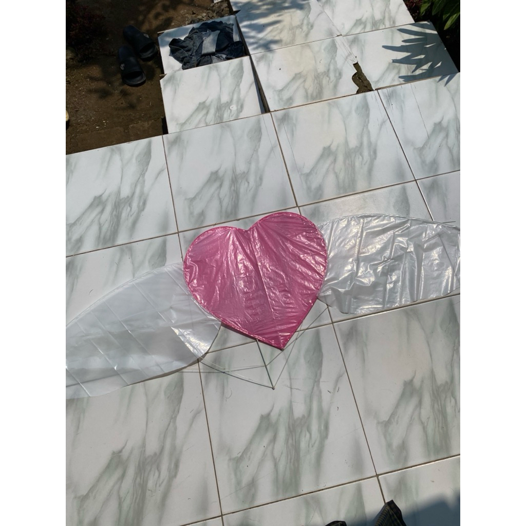 LAYANGAN LOVE FIBER MUDAH TERBANG