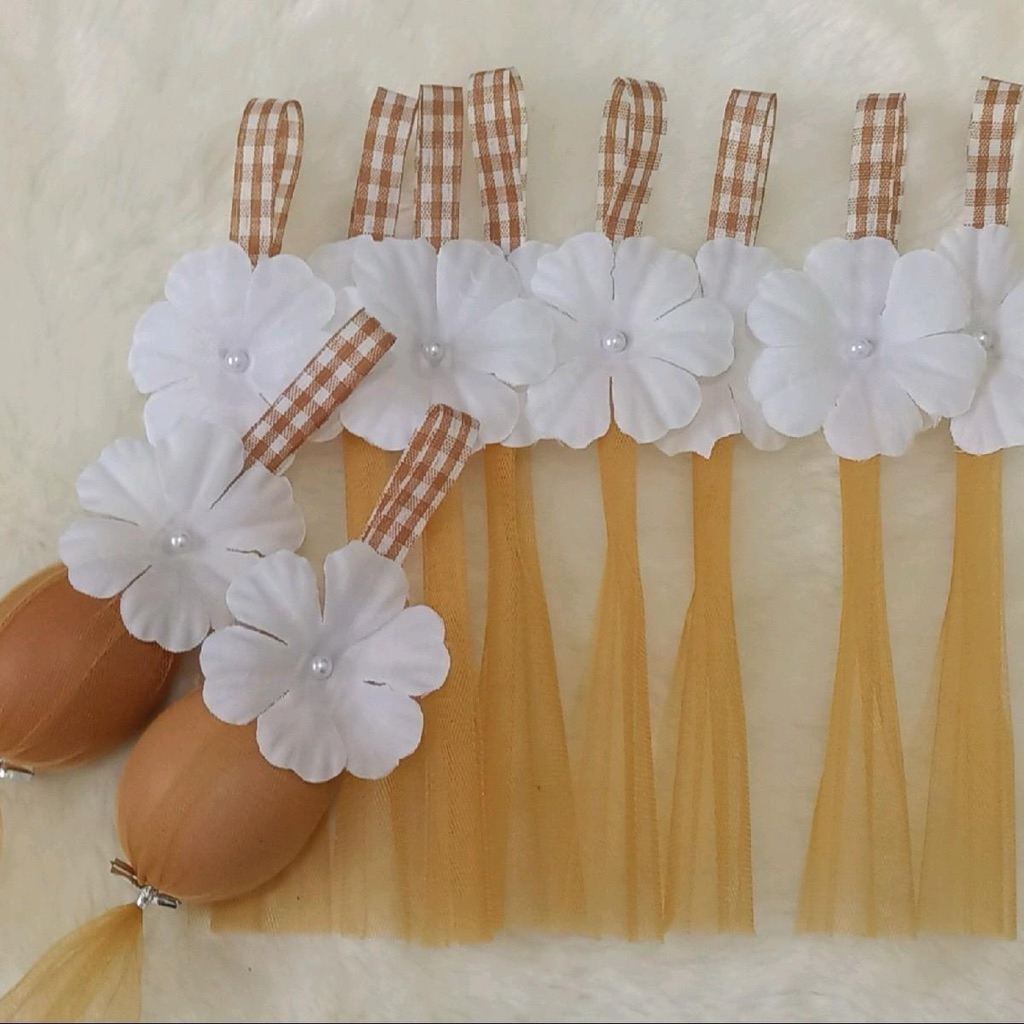 Isi 50pcs Tempat telur aqiqah/tasyakuran bunga kotak