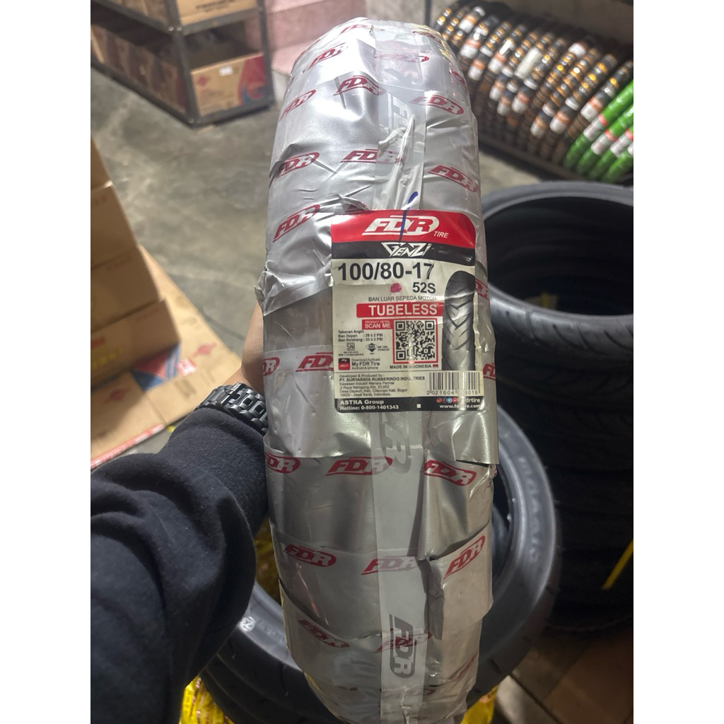 FDR GENZI 100/80 RING 17 TUBELESS