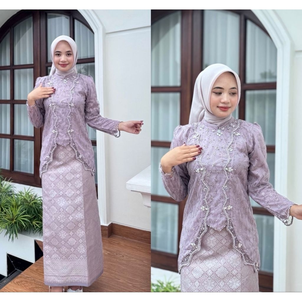 stelan kebaya malikha / kebaya murah / kebaya grosir / kebaya terbaru / kebaya wisuda