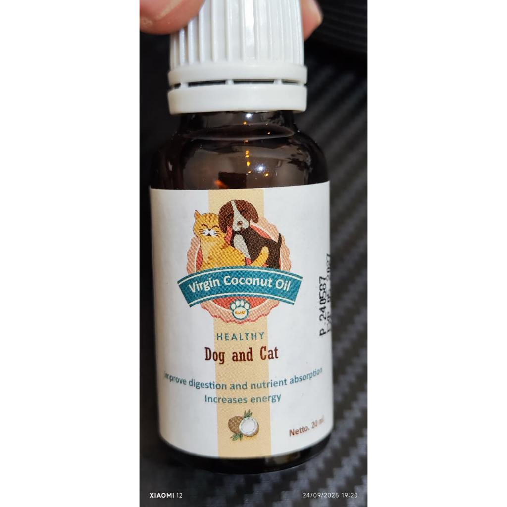 Minyak Kelapa VCO Untuk Kucing Anjing 20ml