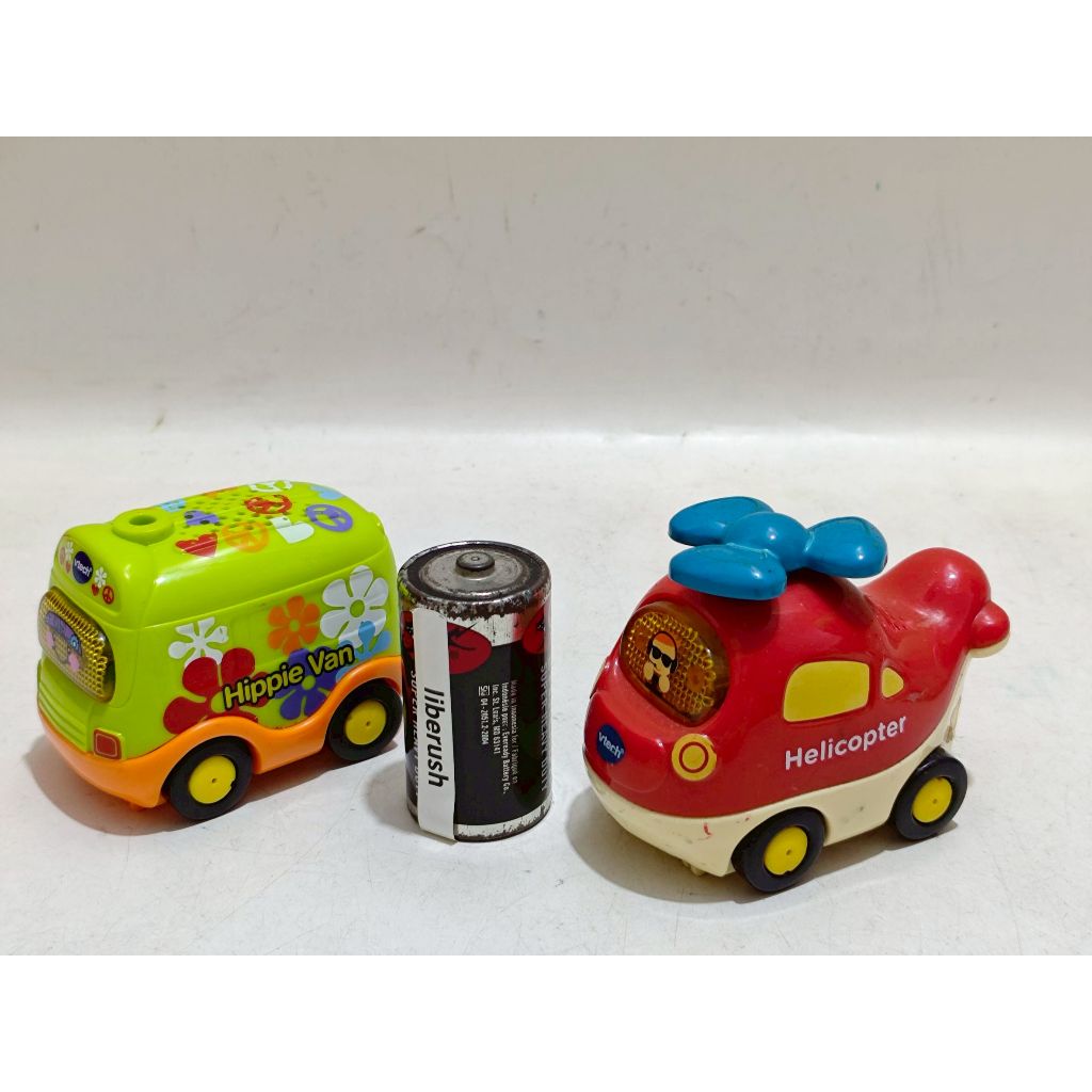 (per pcs) vtech toot toot drivers hippie van helicopter vehicle baby education toys mainan edukasi b