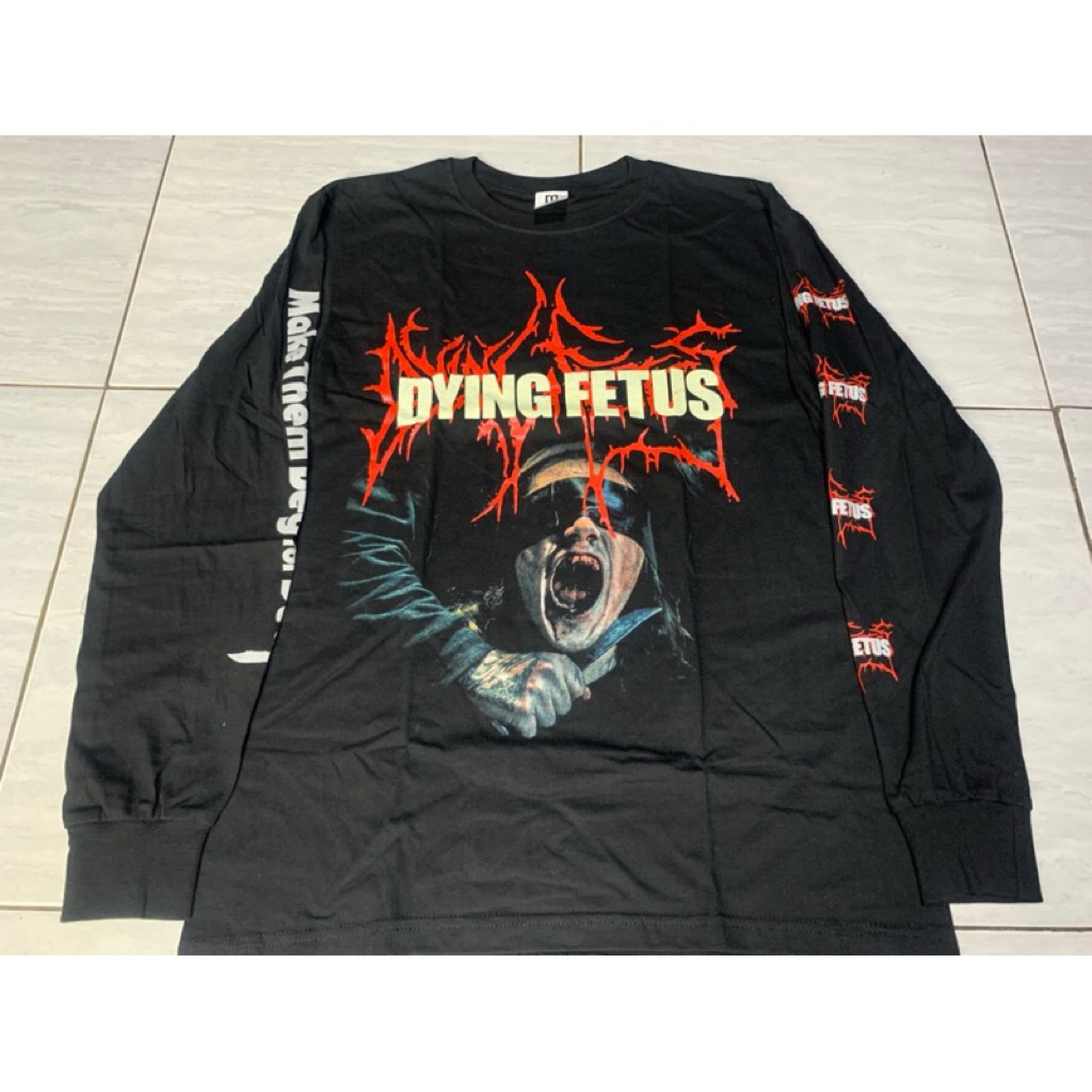 DYING FETUS make them bag for death - LONGSLEEVE