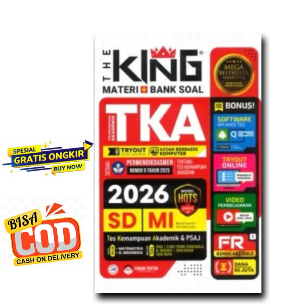Original Buku The King TKA SD 2026-2027 - Buku King Tka SD 2026 Original