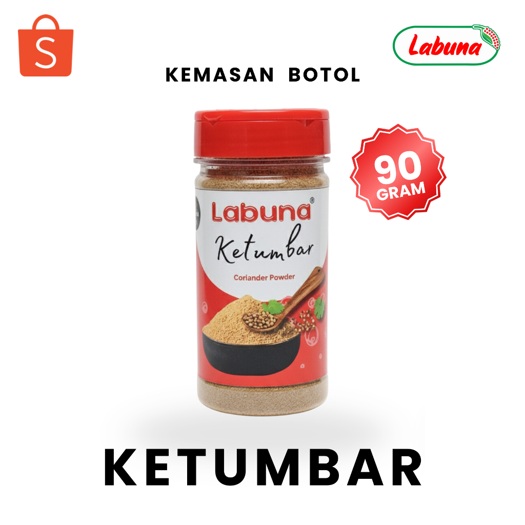 Labuna Ketumbar Bubuk - Botol (90 gram)