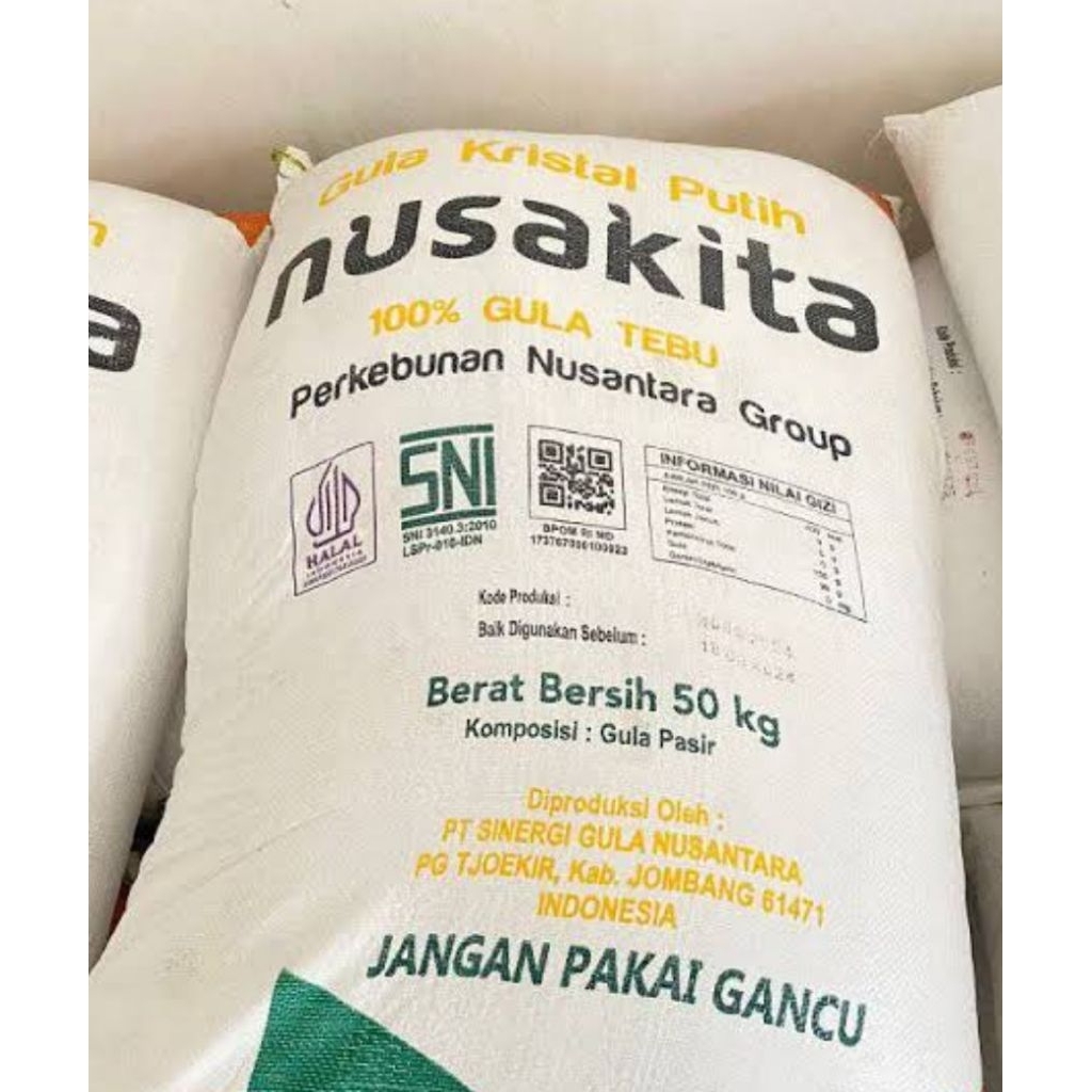 gula nusakita 1 sak 50 kg