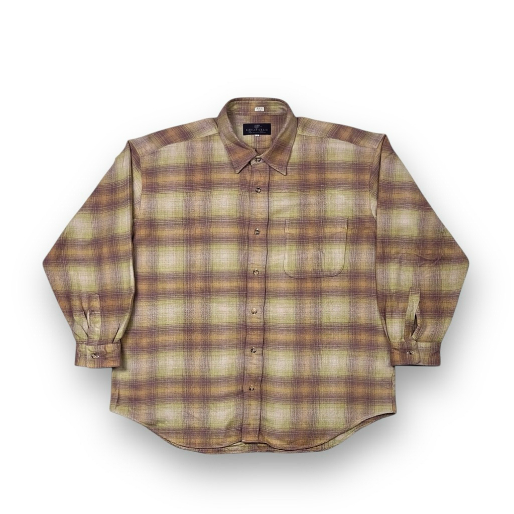 Great Club Veterano Vintage Outer Wool Flannel Oversized Fit