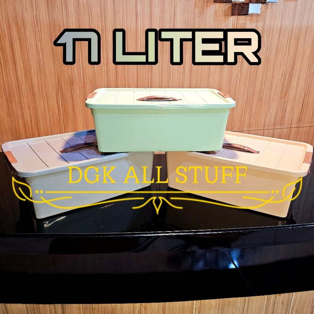 Kontainer Container Box Kotak Penyimpanan Make up Skincare Baju Pakaian Buku Mainan Anak Serbaguna P