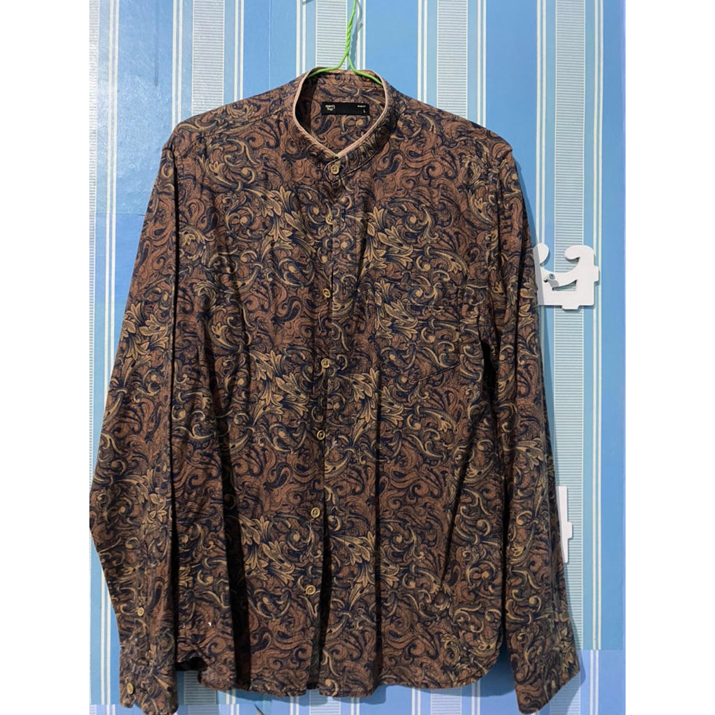 PL kemeja pria modern merk Menstop