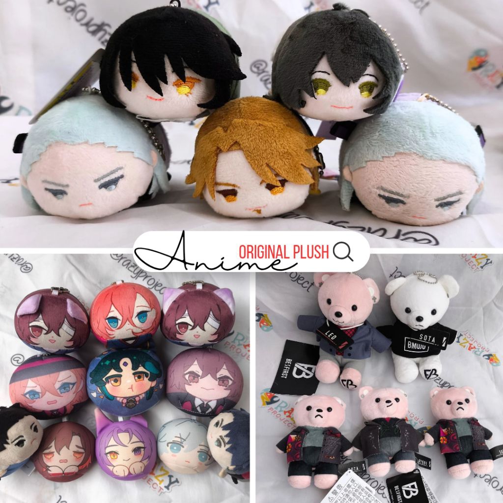 Anime Official Plush Boneka Karakter Jepang Kimetsu no Yaiba Jujutsu Kaisen Tokyo Revengers Original