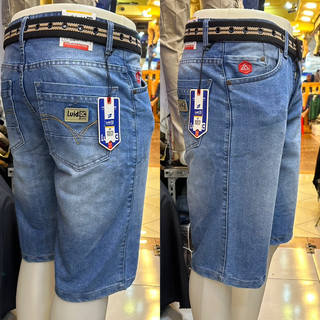 Celana/Celana jeans pendek pria/Luid ac/Celana pendek pria jeans/Celana pendek jeans pria/celana jea