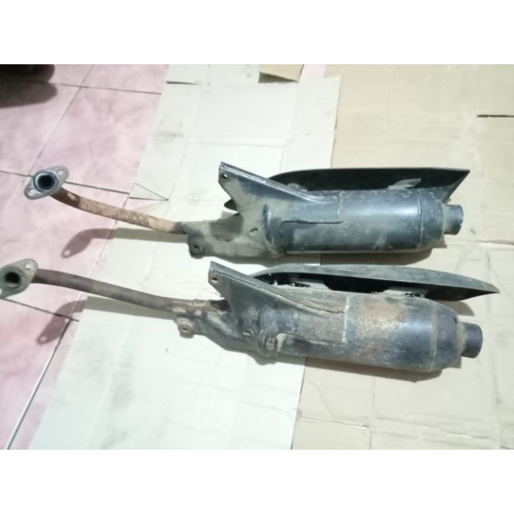 knalpot standar Yamaha Mio j Mio GT soul GT Fino injeksi ORI cabutan motor