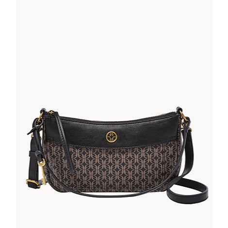 AUTHENTIC - Ocil - Skylar Mini Baguette Black / Brown