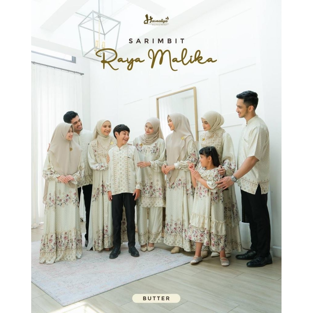 (PO WAJIB DP) SARIMBIT KELUARGA RAYA MALIKA SERIES FAMILY SET HASNALIYA