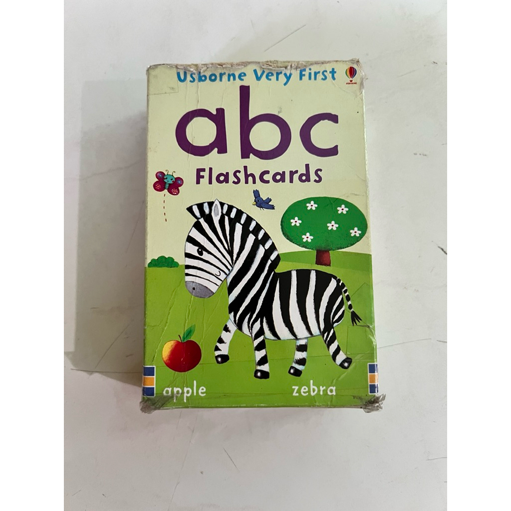 (used) Usborne Flash Card ABC
