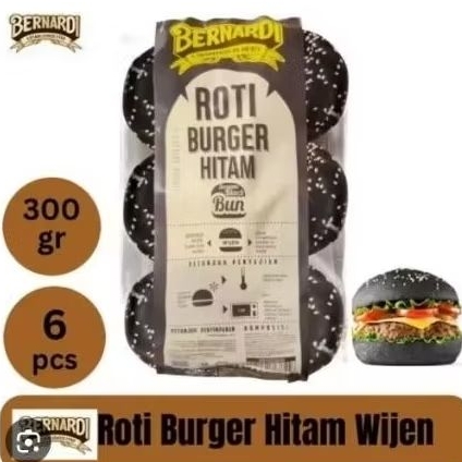 ROTI BURGER HITAM