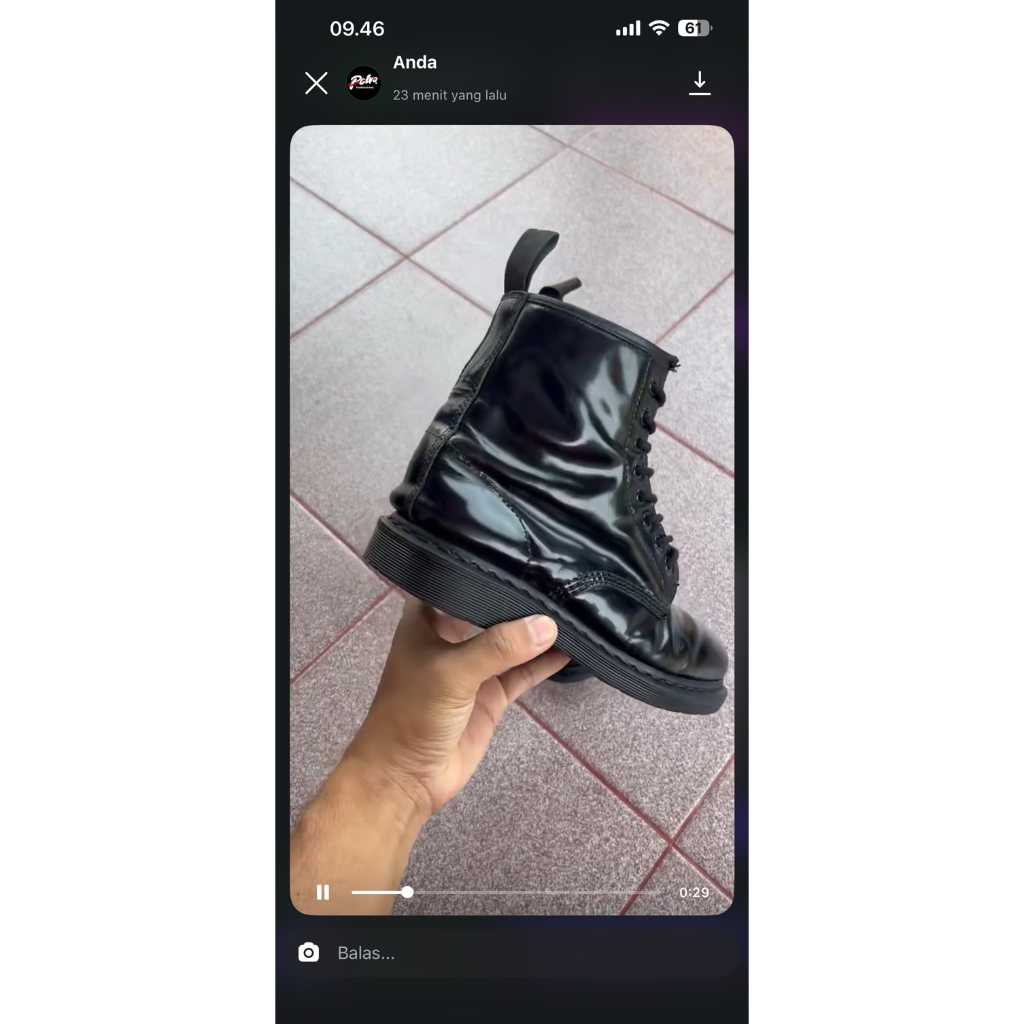 DR.MARTENS 1460 MONO BLACK