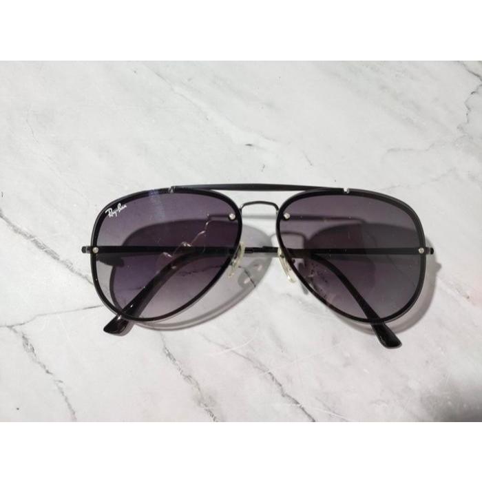 KACAMATA RAYBAN ORIGINAL AVIATOR BLAZE 3584 HITAM