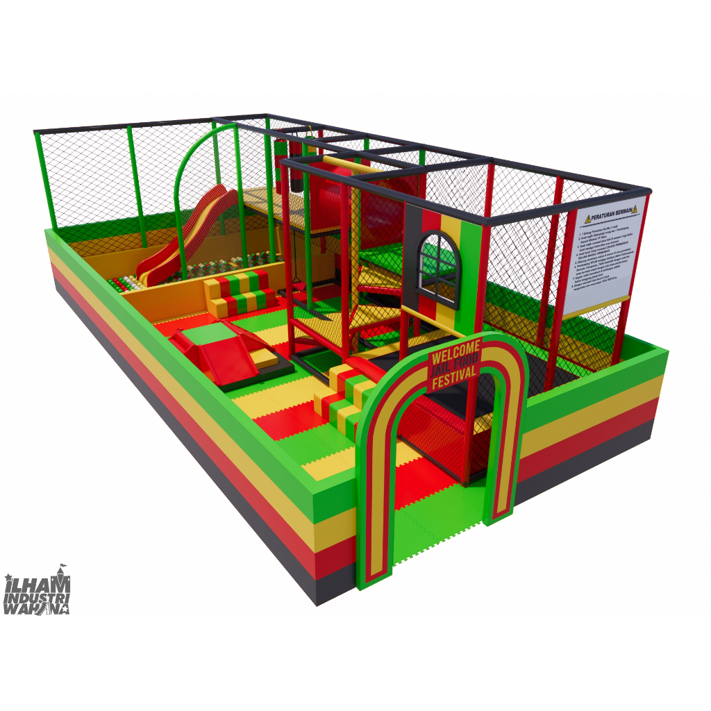 playground indoor type PGI 021 termurah langsung dari pabrik ILHAM INDUSTRI WAHANA