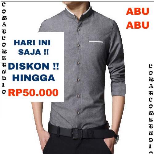 29 WARNA WARNI TC87 COLLECTION THE CLOVER 87 CAPYBARA Kemeja Laki Hem Cowok Baju Muslim Yaman Pakaia