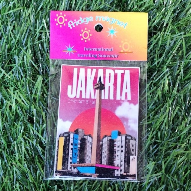 Magnet Tempelan Kulkas Jakarta – Souvenir Oleh-Oleh Jakarta