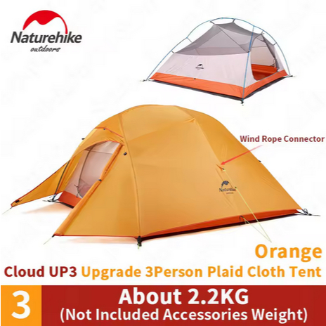 TENDA CLOUD UP 3 210T NATUREHIKE NH18T030-T210T (UPGRADE VERSION)
