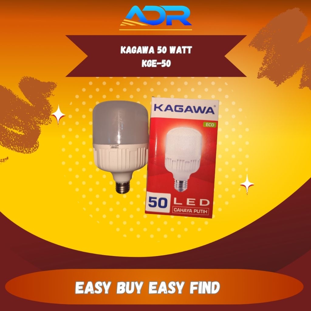 Kagawa Lampu Cahaya Putih 50Watt 100-264V 50/60Hz