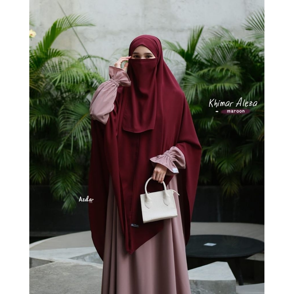 Khimar dagu | khimar aleza by Azda