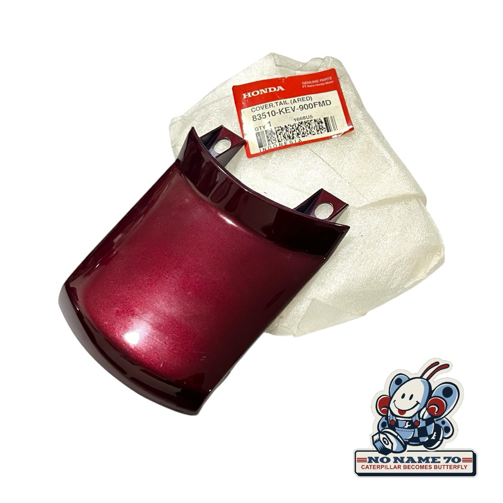 Cover Tail Sambungan Body Belakang Honda Supra x Fit 100 Lama Original Maroon