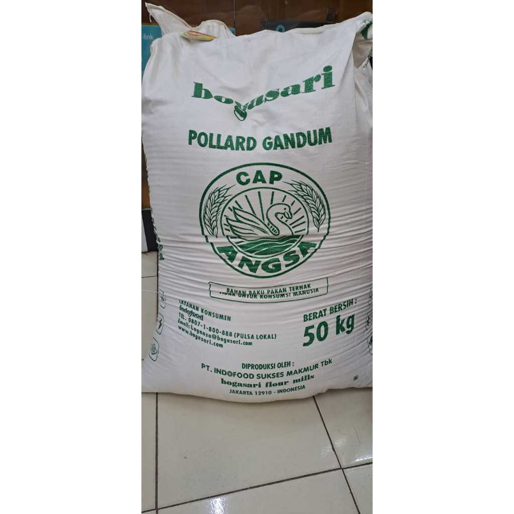 Pollard Gandum Cap Angsa 50 Kg