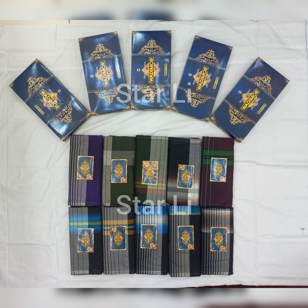 Sarung Tenun Wadimor Marocco Motif kombinasi