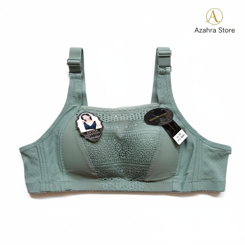 BH Bra Busa Kemben Renda Halus Tanpa kawat Kait 4