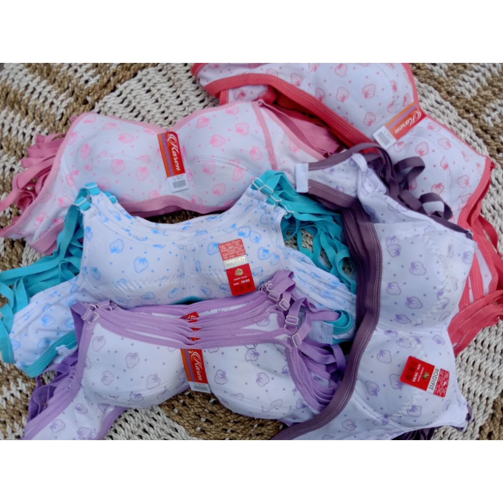 Bh sport Anak Remaja SMP - Bh print anak tanpa busa tanpa kawat untuk anak ABG