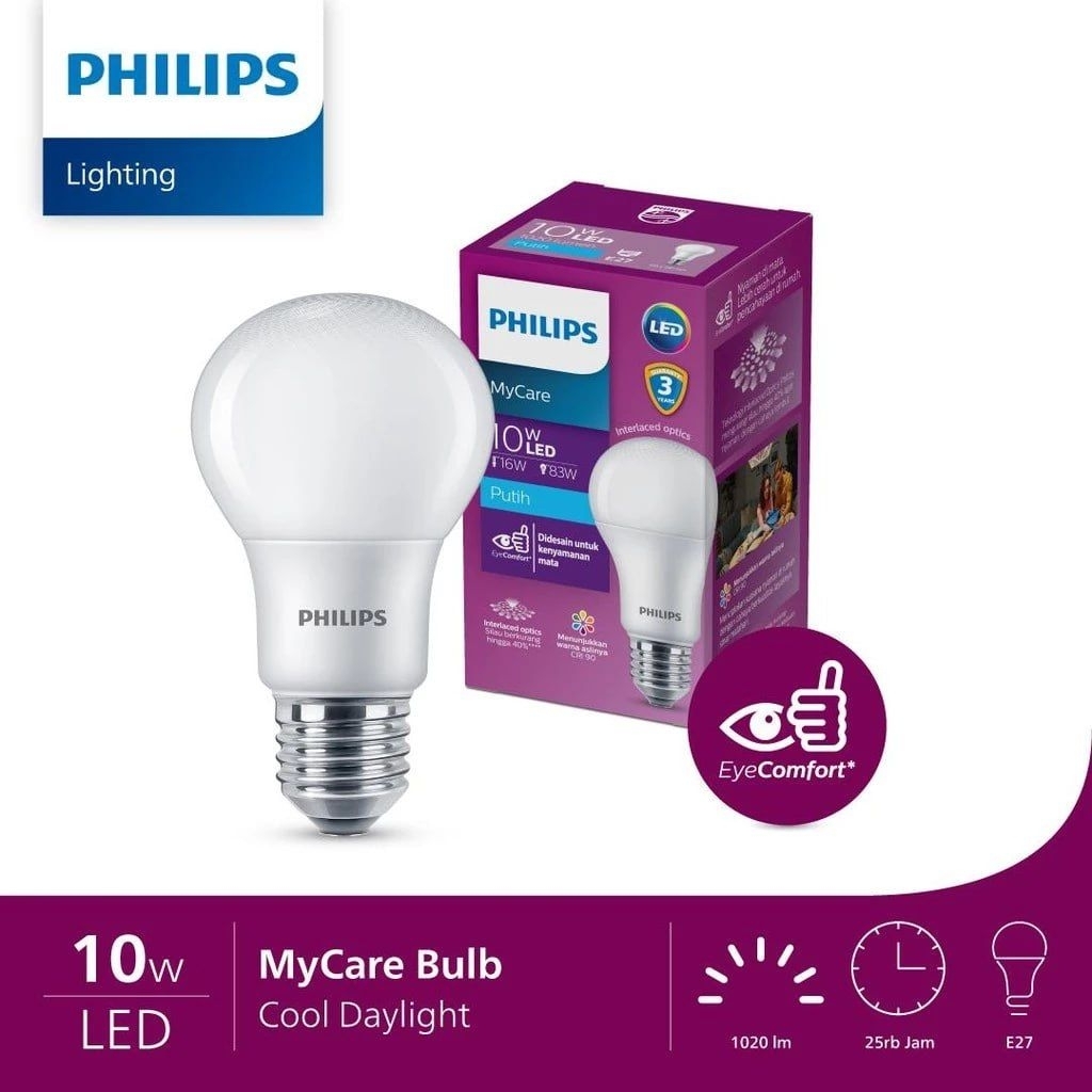 Lampu Philips LED 10watt