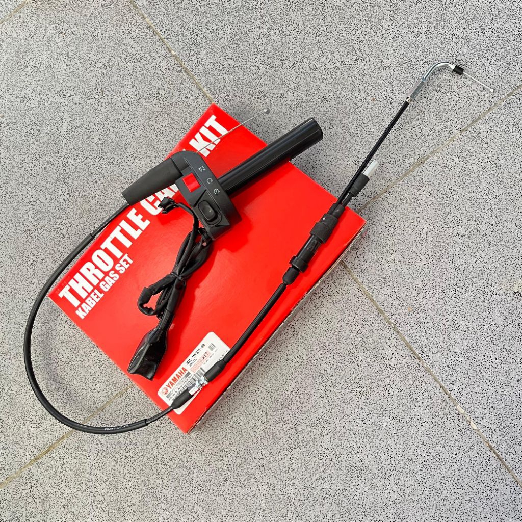 gas spontan pnp fizr fiz force1 KSR kabel cabang set gas spontan f1zr f1z tinggal pasang