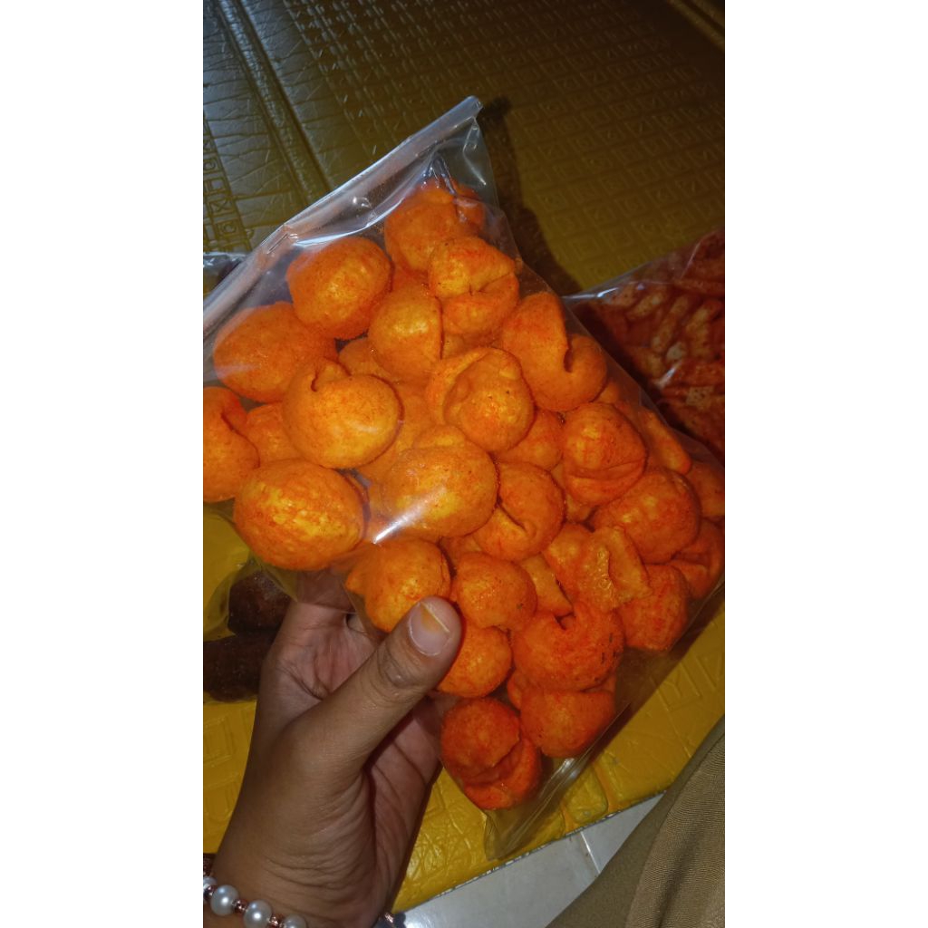 Krupuk keong Pedas 125gr