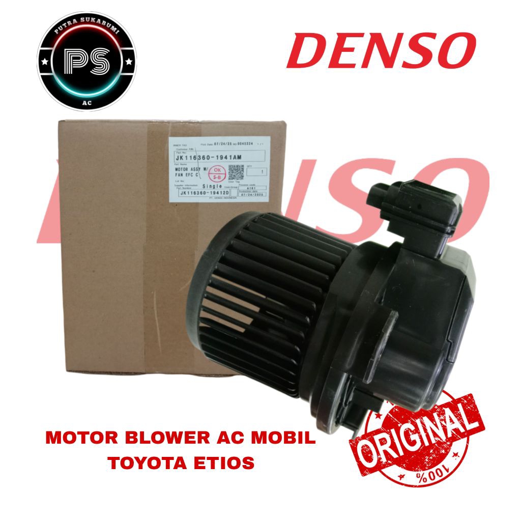 MOTOR BLOWER AC MOBIL TOYOTA ETIOS ORIGINAL DENSO