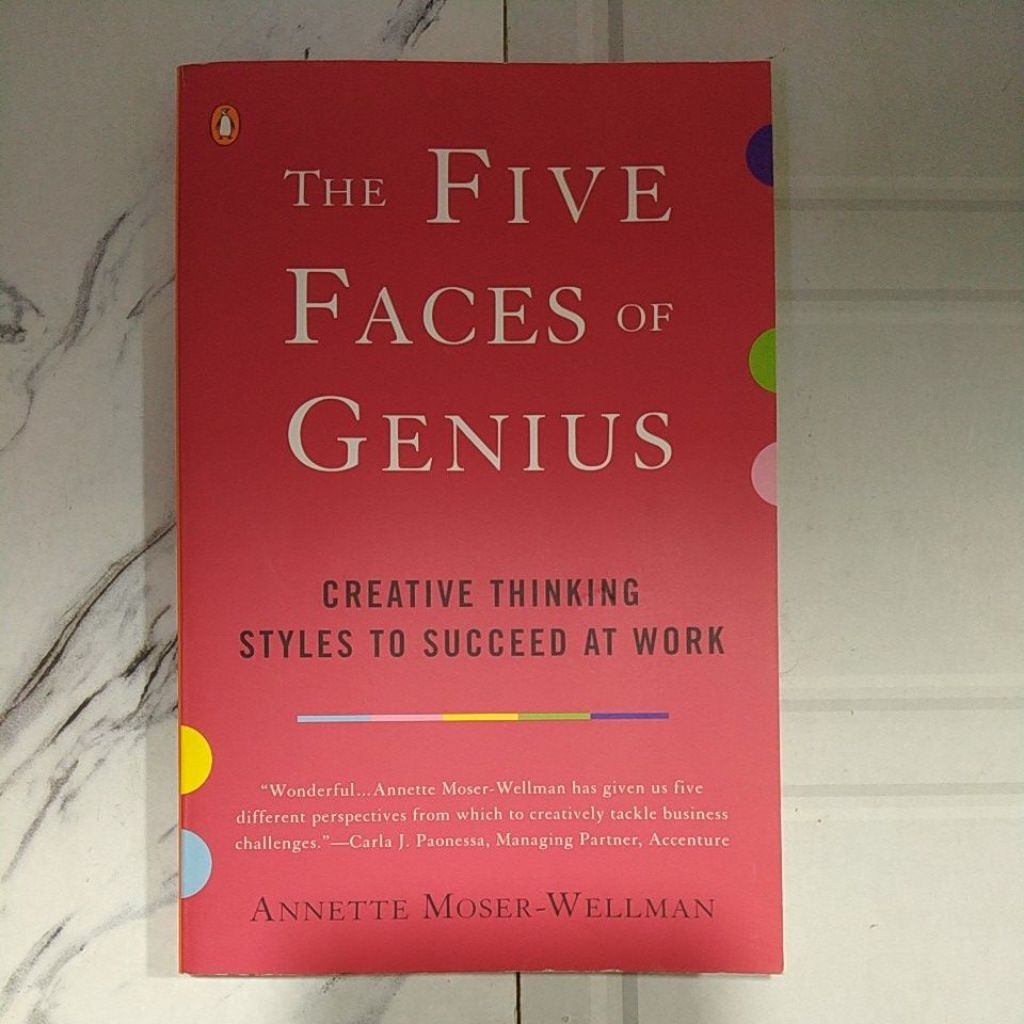 Buku Original THE FIVE FACES OF GENIUS By Annette Moser - Wellman [Inggris]