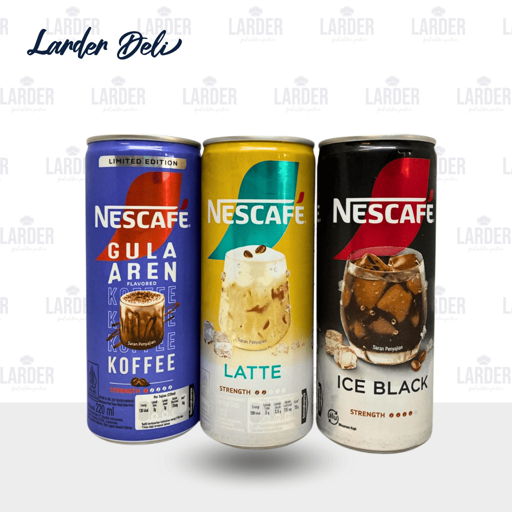 NESCAFE KALENG 220ML Kopi NescafeGula Aren/Latte/Ice Black