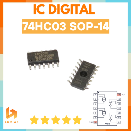 74HC03 74HC03D SN74HC03DR SOP14 smd 74hc03 sop-14 74hc03 smd 14pin