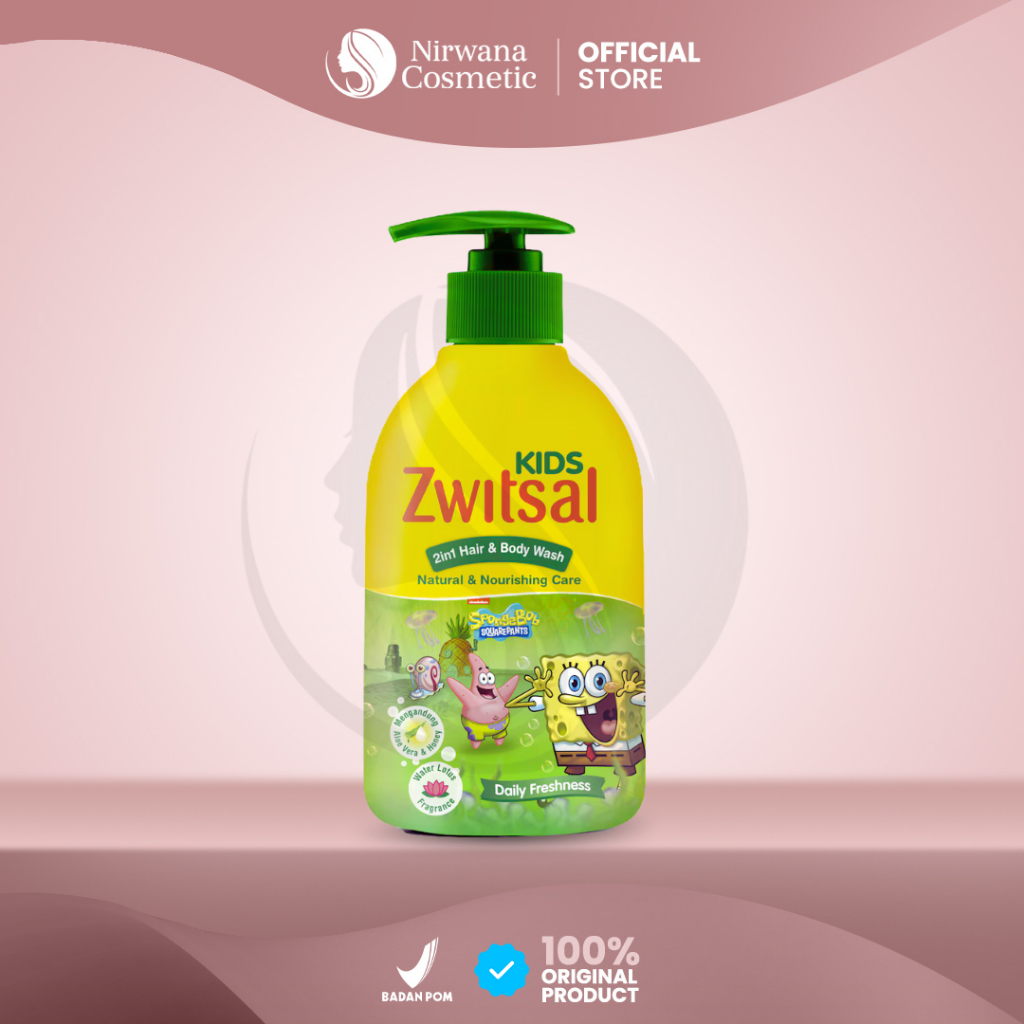 𝐍𝐢𝐫𝐰𝐚𝐧𝐚 - ZWITSAL KIDS HAIR AND BODY WASH 280 ML