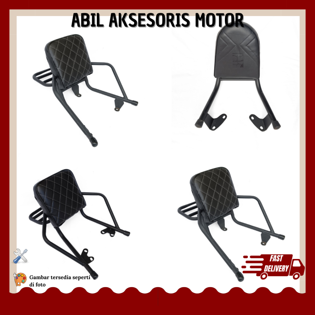 SANDARAN SENDERAN JOK BELAKANG MOTOR ALL BEAT STREET DELUXE FI KARBU SENDERAN JOK MOTOR SCOOPY NMAX 