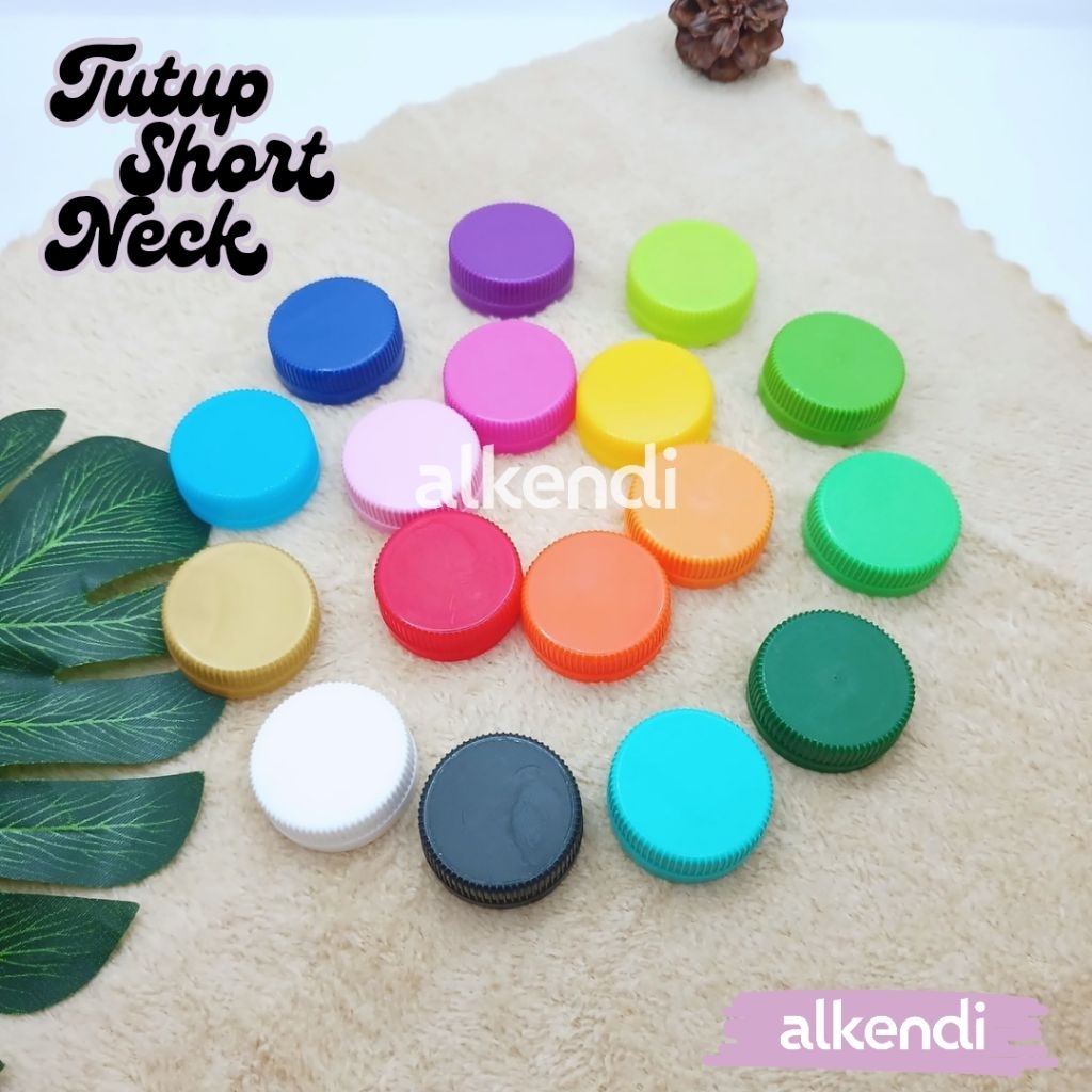 [GROSIR || isi 100] TUTUP BOTOL "SHORT NECK" SEGEL - Tutup Leher Pendek - Untuk tutup botol cleo, pi