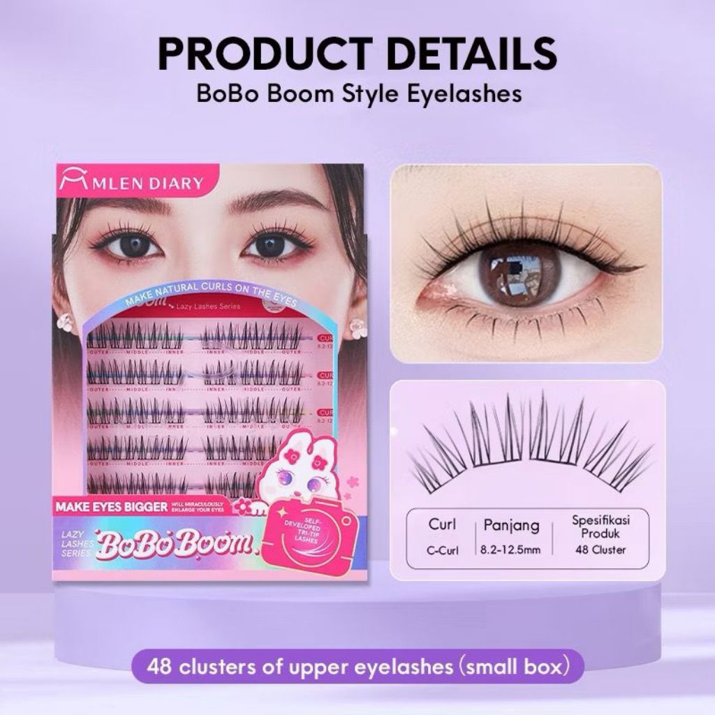 Mlen Diary Bobo Boom Glue Lashes