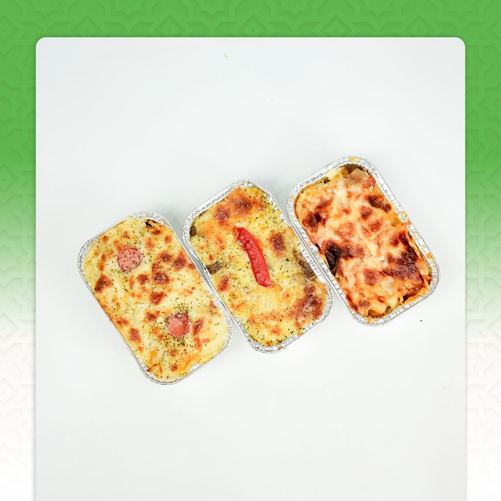 Frozen Food Pasta (Macaroni Schotel, Spaghetti, Lasagna) Lezat Dan Nikmat