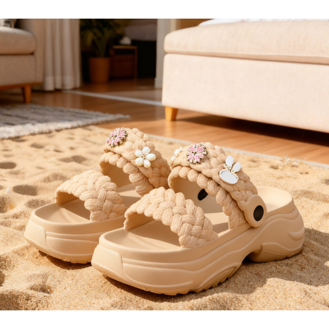 sandal wanita sandal wanita kekinian sandal jelly wanita sepatu karet wanita sandal baim wedges