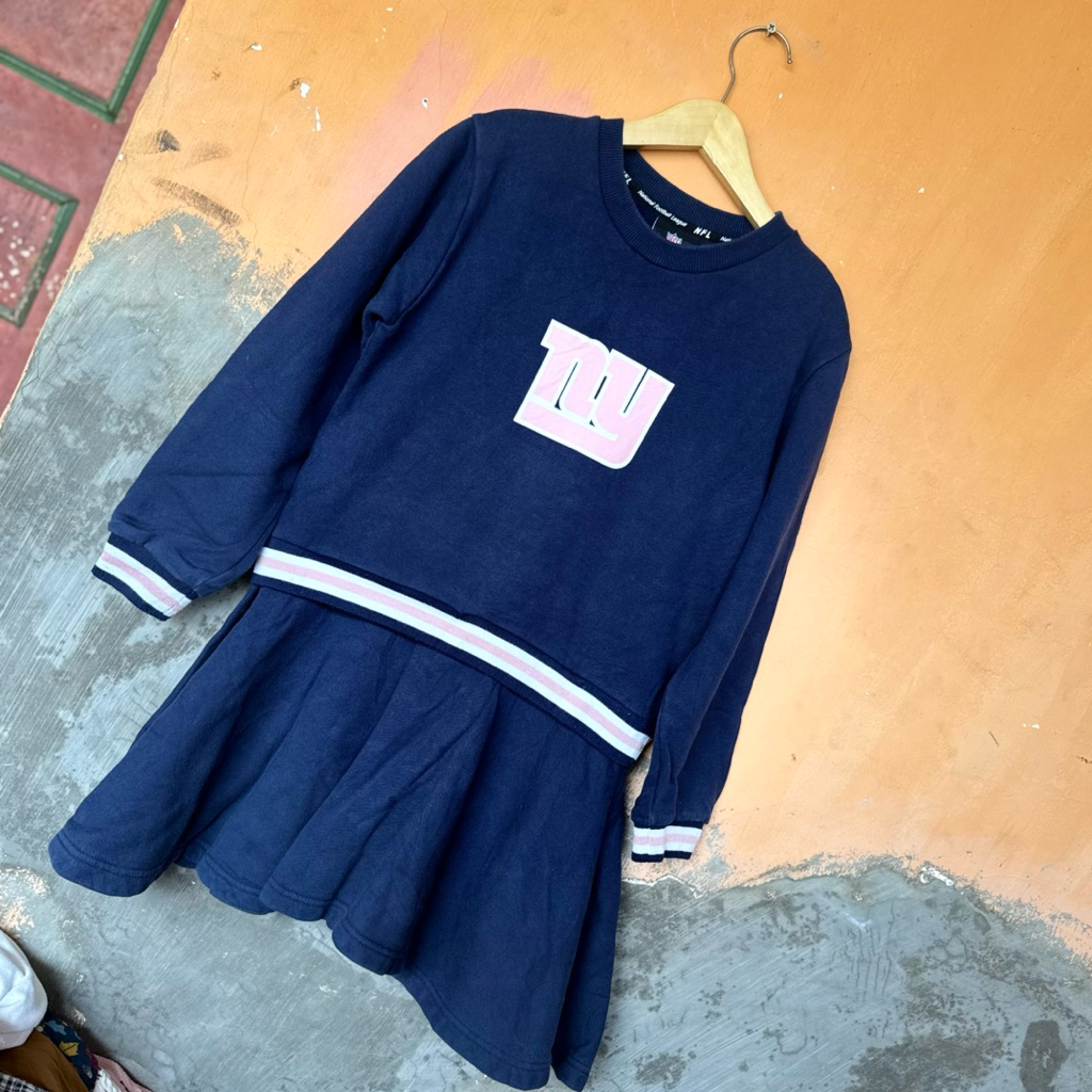 preloved dress sport anak NFL 7-9 tahun
