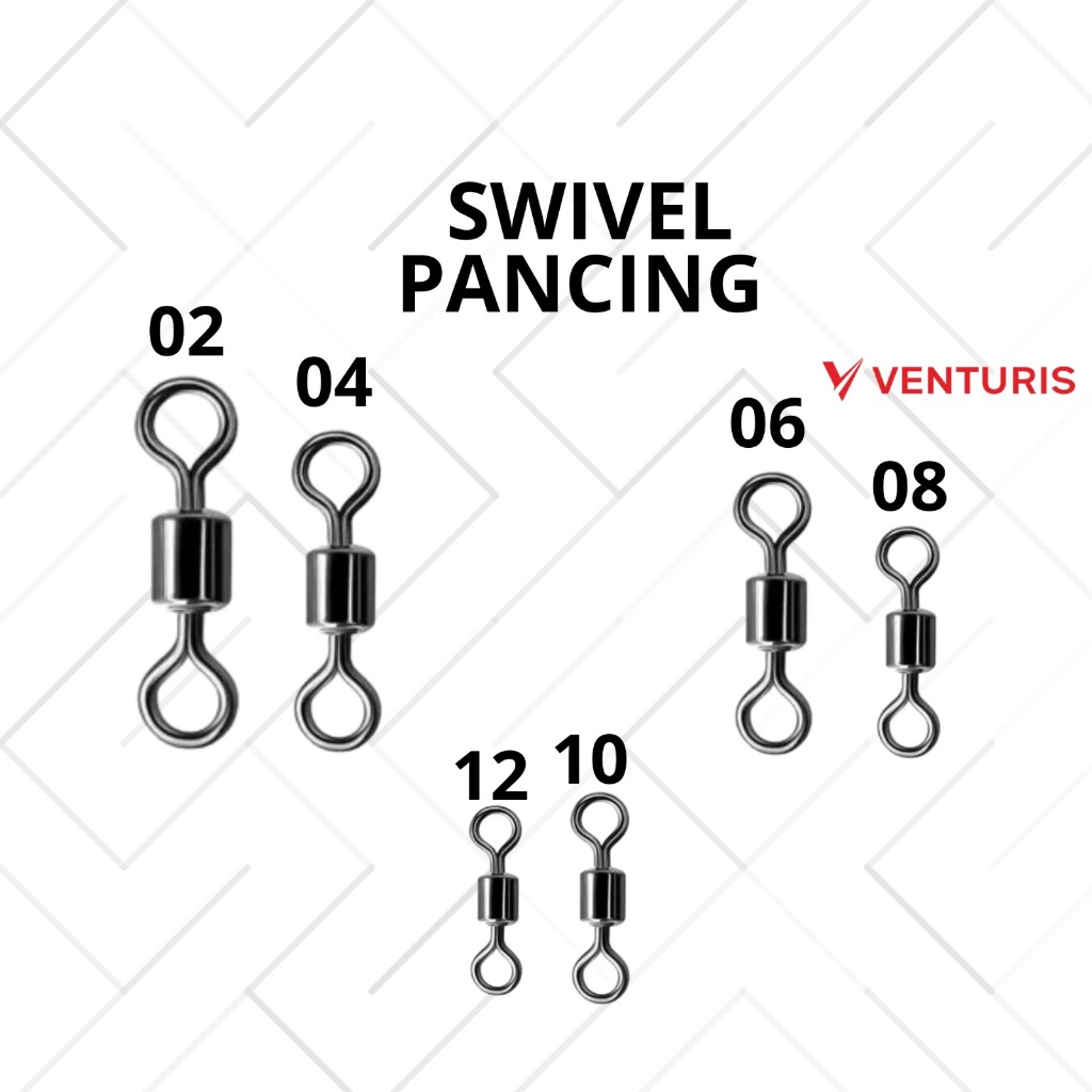 Swivel Pancing Kili Klili Pancing Rolling Swivel Barel Pancing Putar