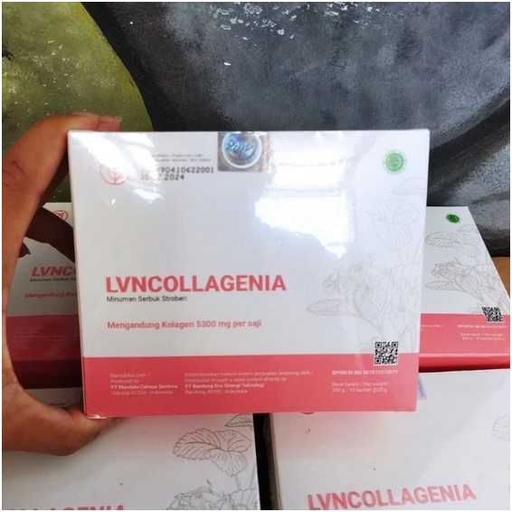 [Geratis Ongkir] Lvncollagenia Collagen Drink Stroberi Antioksidan