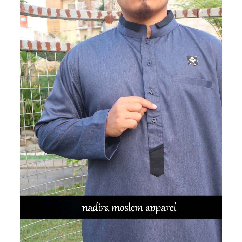 Jubah pria terbaru - JUBAH AMEER - Baju sholat pria - Jubah nadira - Jubah katun madinah - baju shol